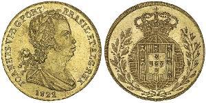 3200 Reis Kingdom of Portugal (1139-1910) Gold John VI of Portugal (1767-1826)