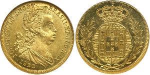 3200 Reis Royaume de Portugal (1139-1910) Or Jean VI de Portugal (1767-1826)