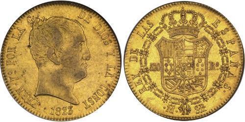 320 Real Kingdom of Spain (1814 - 1873) Gold Ferdinand VII of Spain (1784-1833)