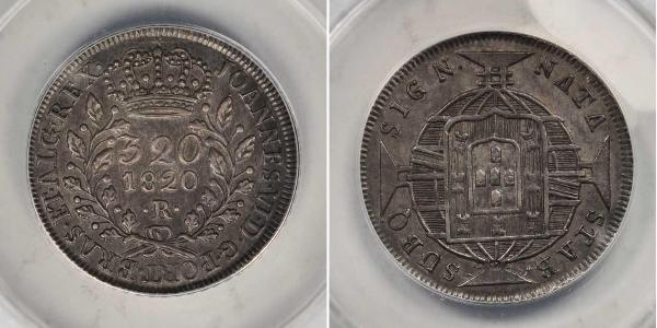 320 Reis Brazil Silver 