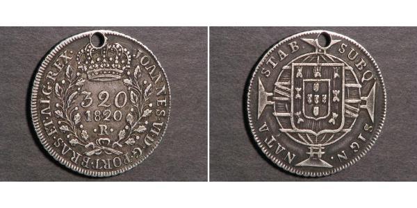 320 Reis Brazil Silver 