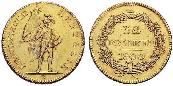 32 Franc Schweiz Gold 