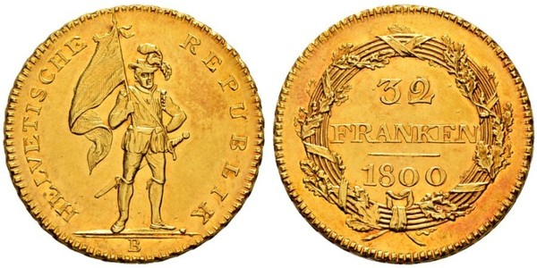 32 Franc Switzerland Gold 