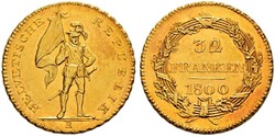 32 Franc Suisse Or 