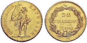 32 Franc Svizzera Oro 