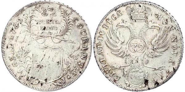 32 Shilling Allemagne Argent 