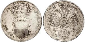 32 Shilling Germania Argento 