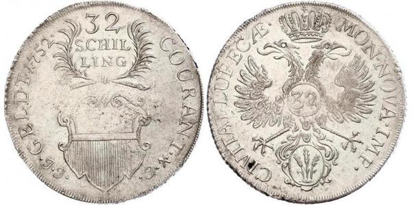 32 Shilling Germania Argento 