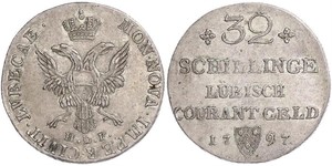 32 Shilling Alemania Plata 