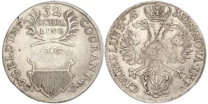 32 Shilling Deutschland Silber 