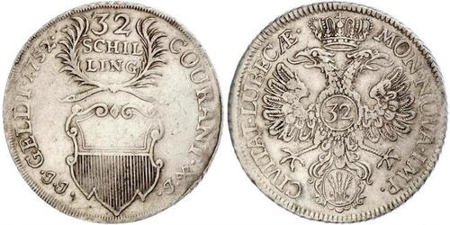 32 Shilling Deutschland Silber 