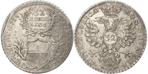 32 Shilling Deutschland Silber 