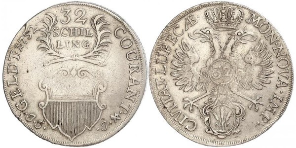 32 Shilling Deutschland Silber 