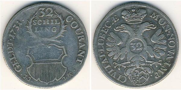 32 Shilling  Silver 