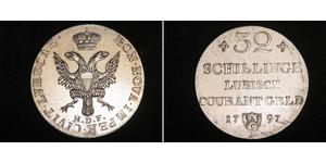 32 Shilling 德国 銀 