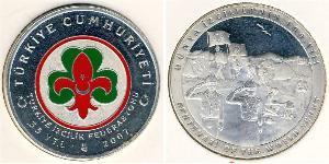 35 Lira Türkei (1923 - ) Silber 