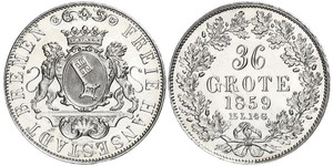 36 Grote States of Germany Argent 