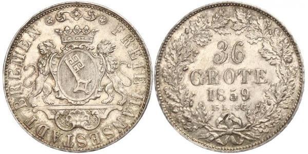 36 Grote States of Germany Plata 