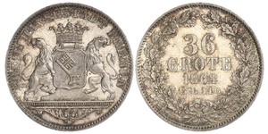 36 Grote States of Germany Silber 