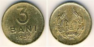 3 Ban Socialist Republic of Romania (1947-1989) Copper/Zinc/Nickel 