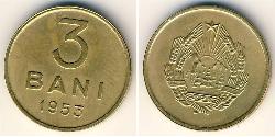 3 Ban Socialist Republic of Romania (1947-1989) Kupfer/Nickel/Zink 
