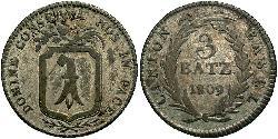 3 Batz Svizzera Argento 