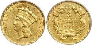 3 Dollar USA (1776 - ) Gold 