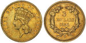 3 Dollar USA (1776 - ) Gold 