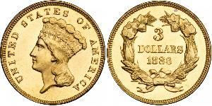 3 Dollar USA (1776 - ) Gold 