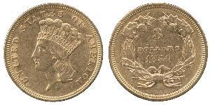 3 Dollar USA (1776 - ) Gold 