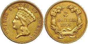 3 Dollar USA (1776 - ) Gold 