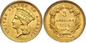 3 Dollar USA (1776 - ) Gold 