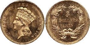 3 Dollar USA (1776 - ) Gold 