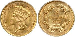 3 Dollar Vereinigten Staaten von Amerika (1776 - ) Gold 