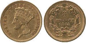 3 Dollar 美利堅合眾國 (1776 - ) 金 