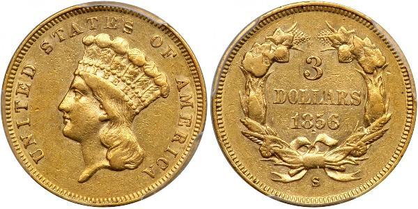 3 Dollar 美利堅合眾國 (1776 - ) 金 