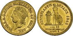 3 Ducat Italian city-states Oro Ferdinand I of the Two Sicilies (1751 - 1825)