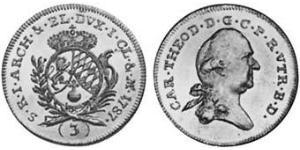 3 Ducat Electorate of Bavaria (1623 - 1806) 金 