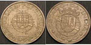 3 Escudo Inde portugaise (1510-1961)  