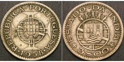 3 Escudo India portoghese (1510-1961)  