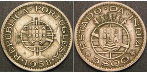 3 Escudo India portuguesa (1510-1961)  