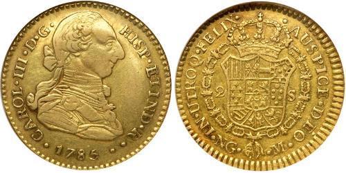 3 Escudo 危地马拉 金 卡洛斯三世 (西班牙) (1716 -1788)