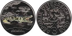 3 Euro Republic of Austria (1955 - ) Cobre 
