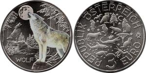 3 Euro Republik Österreich (1955 - ) Kupfer 