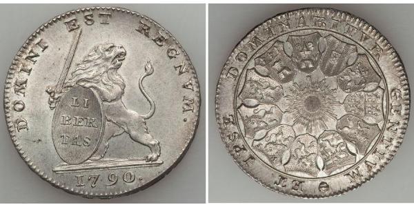 3 Florin Austrian Netherlands (1713-1795) Argent 