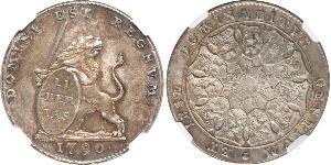 3 Florin Paesi Bassi austriaci (1713-1795) Argento 