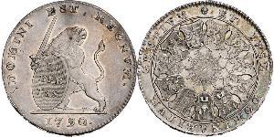 3 Florin Paesi Bassi austriaci (1713-1795) Argento 