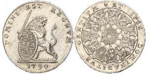 3 Florin Países Bajos Austríacos (1713-1795) Plata 