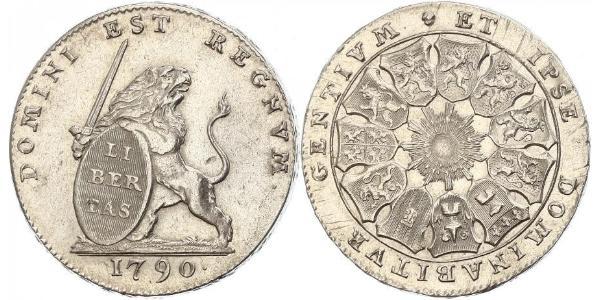 3 Florin Austrian Netherlands (1713-1795) 銀 