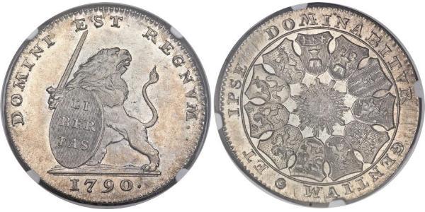 3 Florin Austrian Netherlands (1713-1795) 銀 